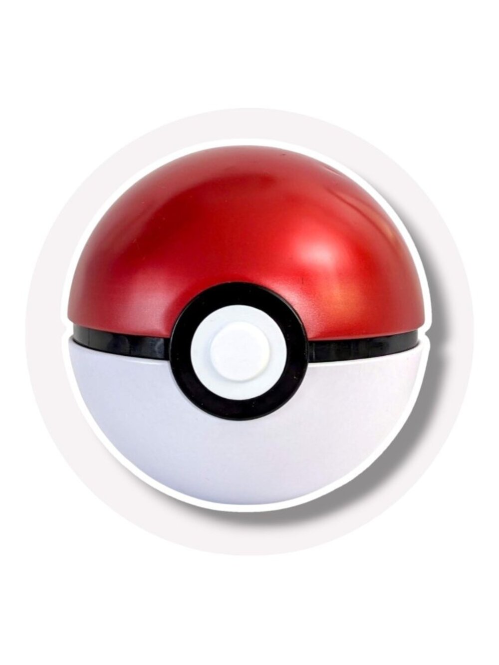 Pokeball Pokemon Collectible Tin: Red and White (Empty)